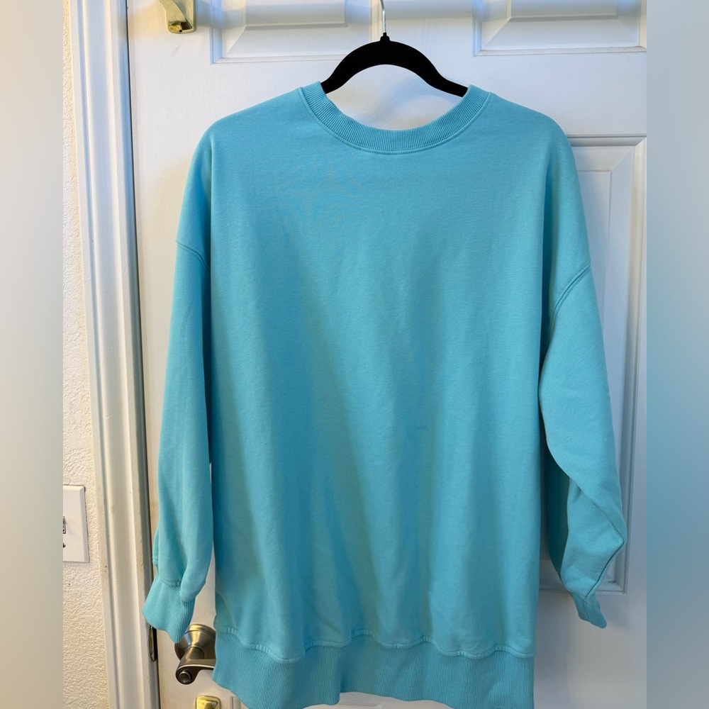 Blue Long Sleeve Sweatshirt